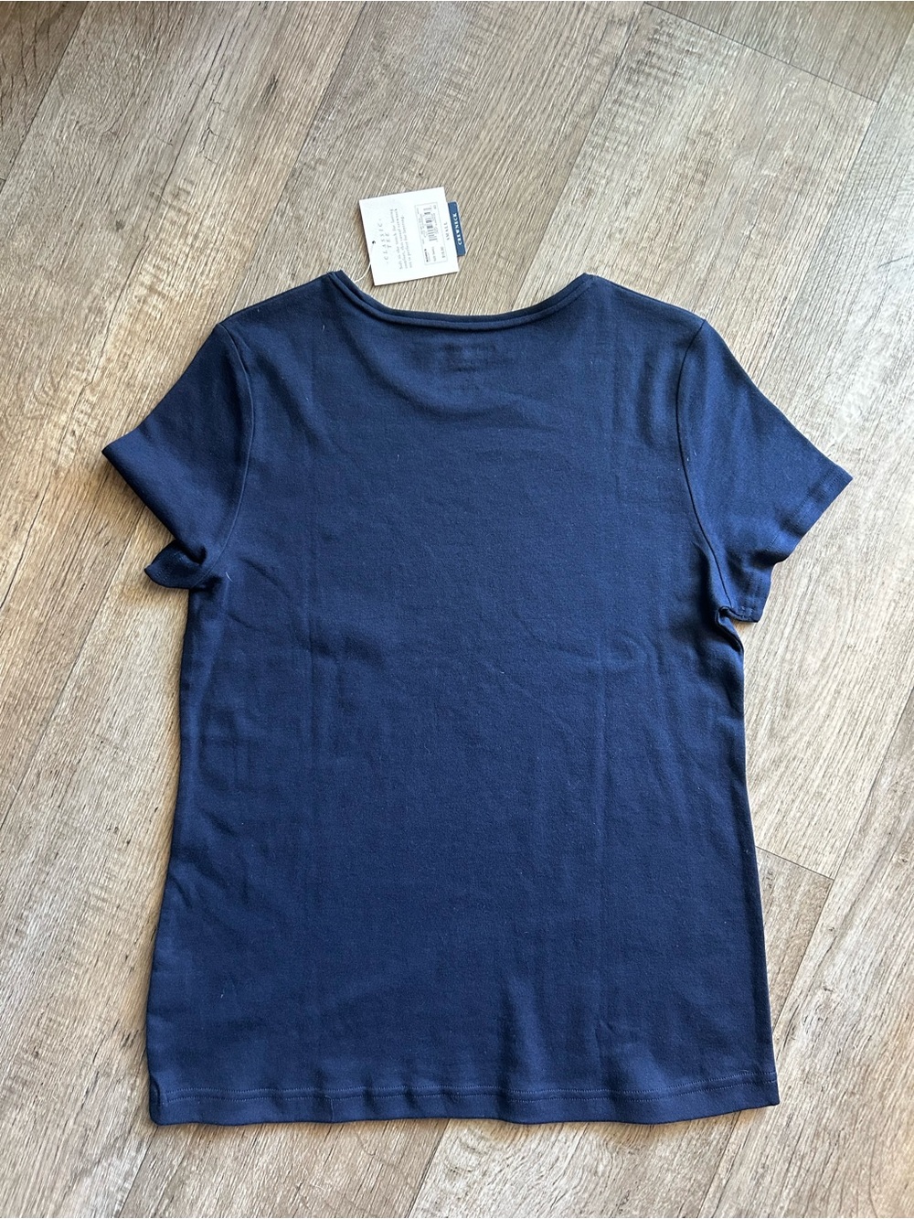 croft & barrow NWT Navy and Black Short Sleeve Crew Neck Tee Set - Picture 5 of 7